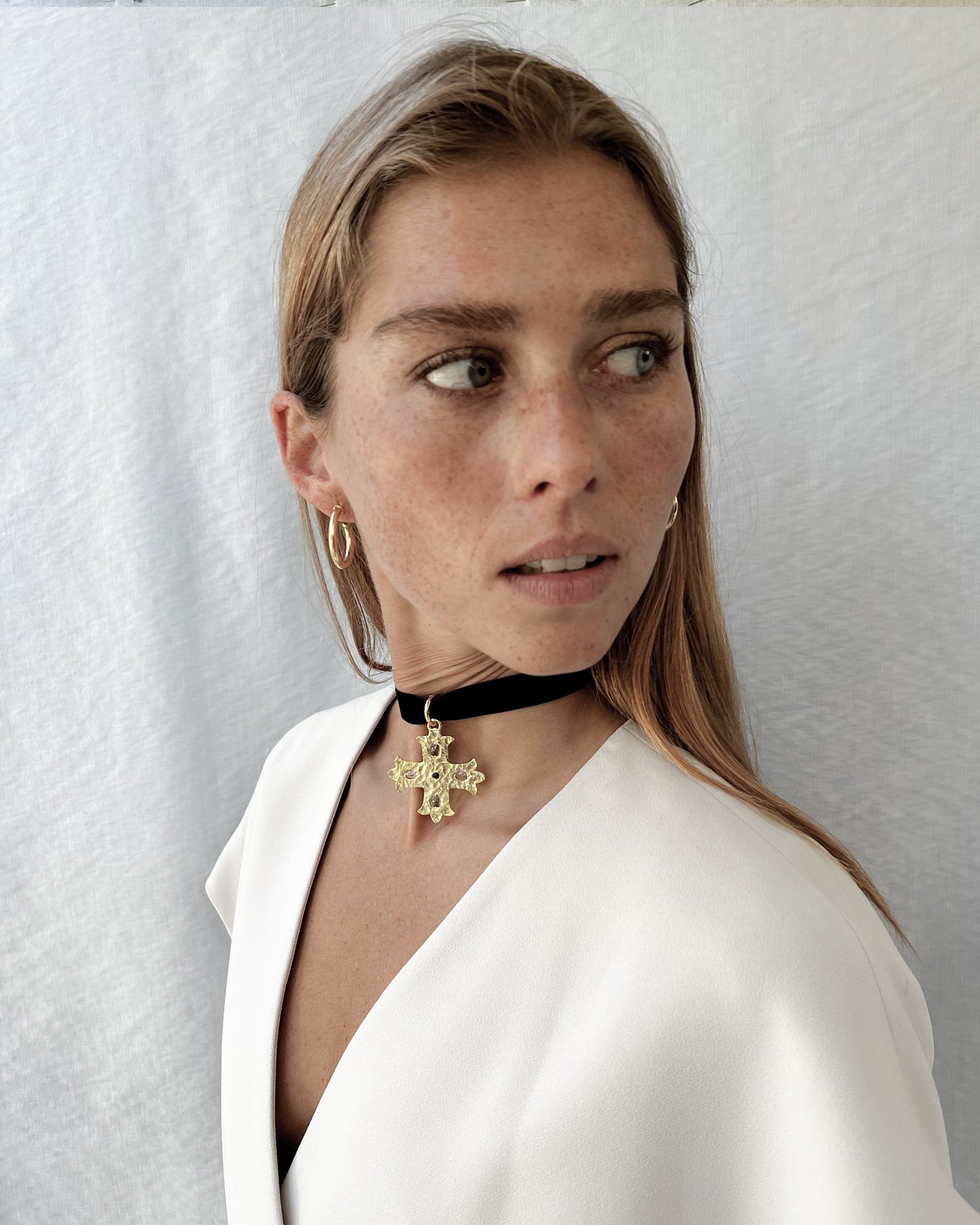 COLLAR GOLDYCOLOR CROSS