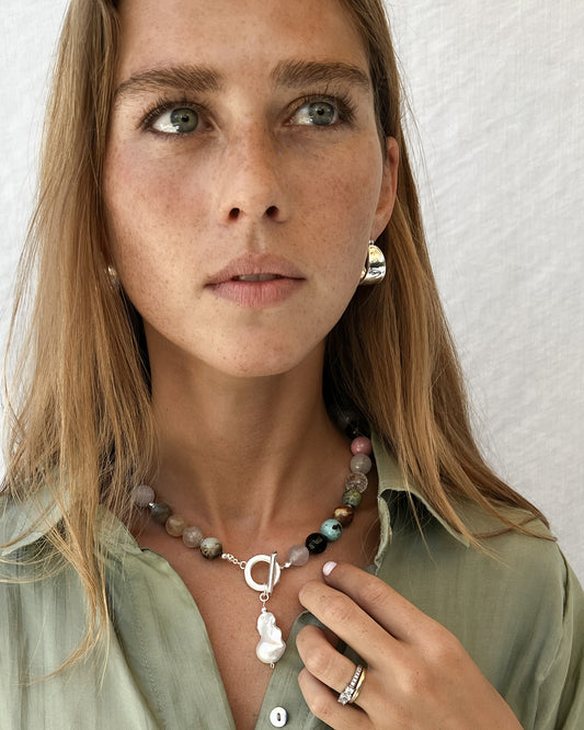 COLLAR MULTICOLOR SILVERSTONES