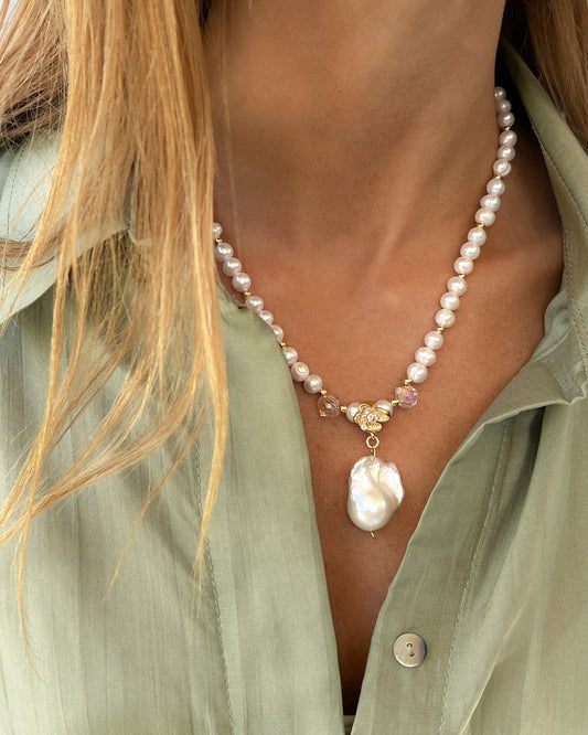 COLLAR BRILLIANT GOLDYPEARLS