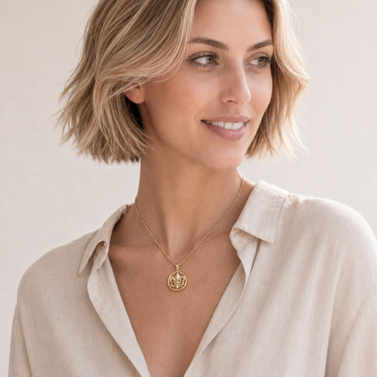 COLLAR GOLDY SIMPLEMEDAL