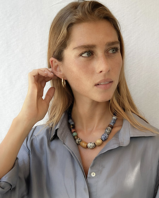 COLLAR VARIOUS STONESPEARL