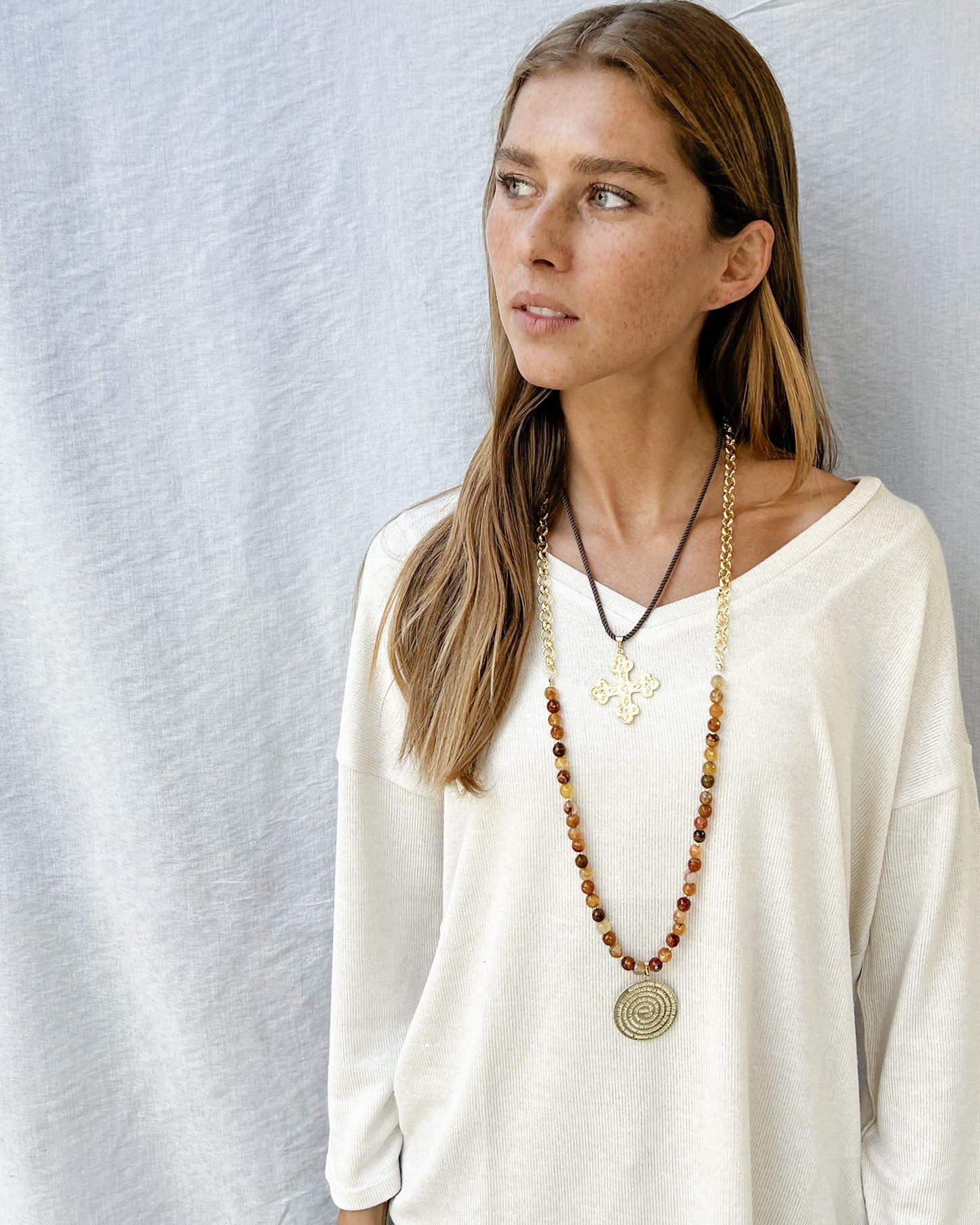 COLLAR BIG GOLDYMEDAL