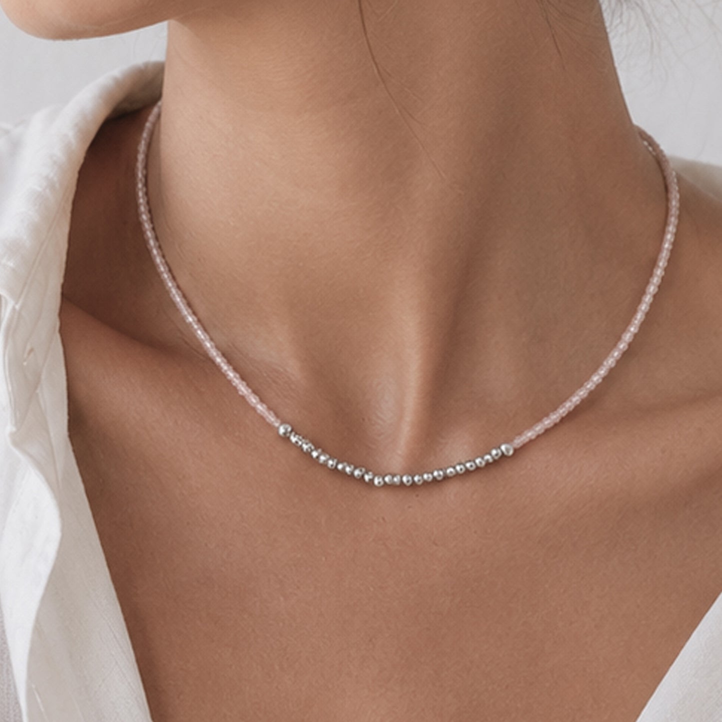 COLLAR PINKSILVER