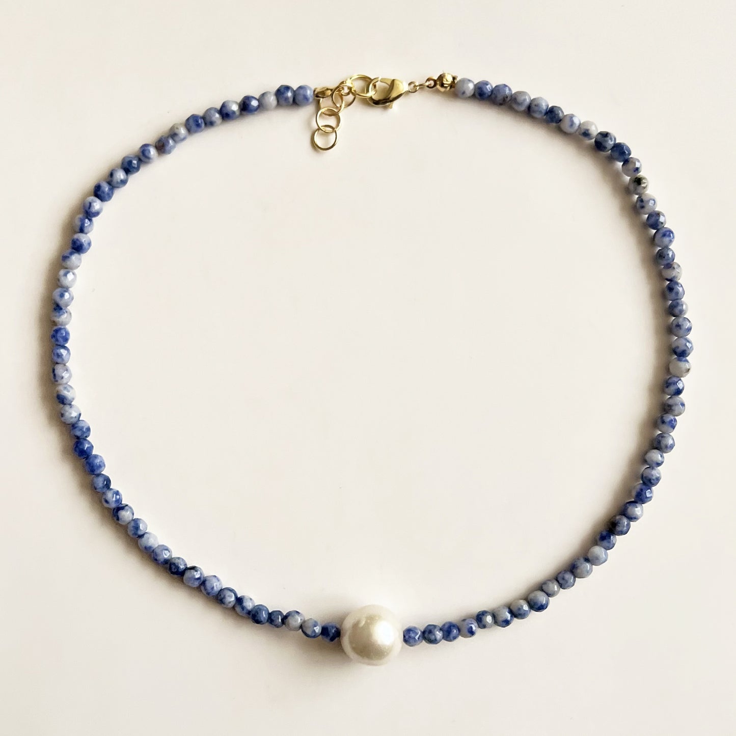 COLLAR BLUE ROUNDPEARL