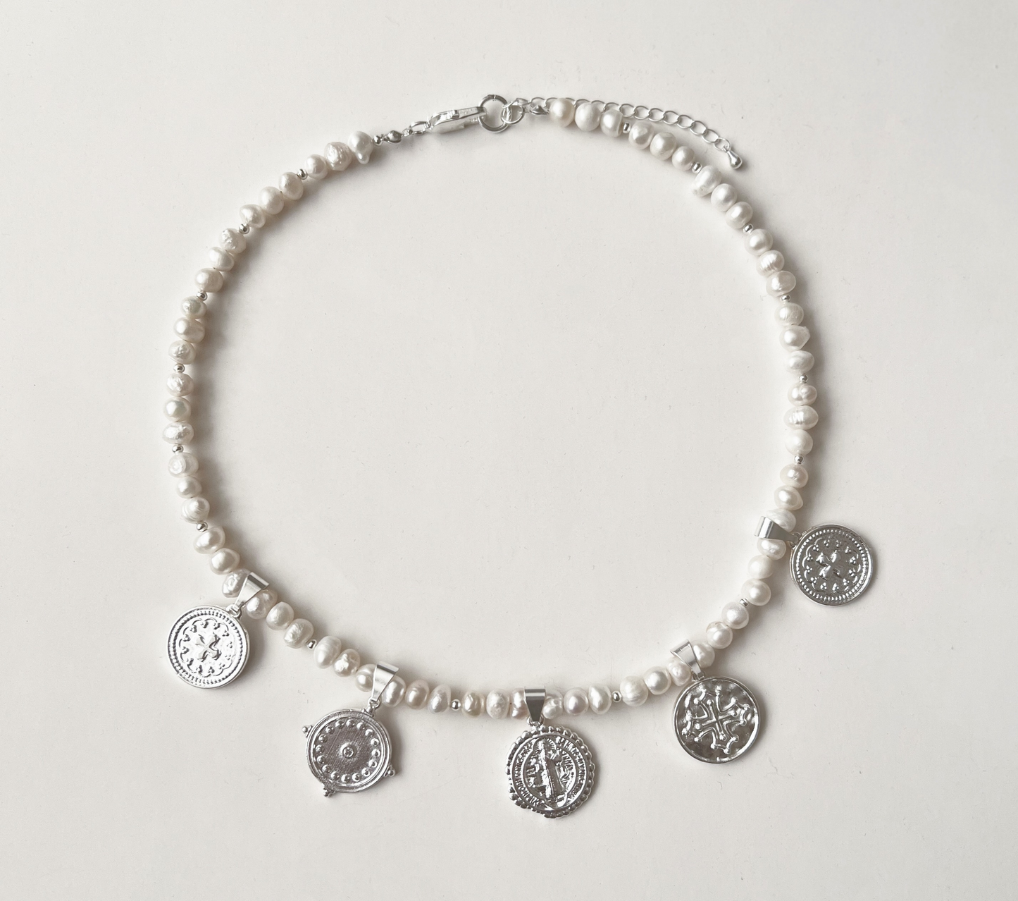 COLLAR PEARL SILVERMEDALS