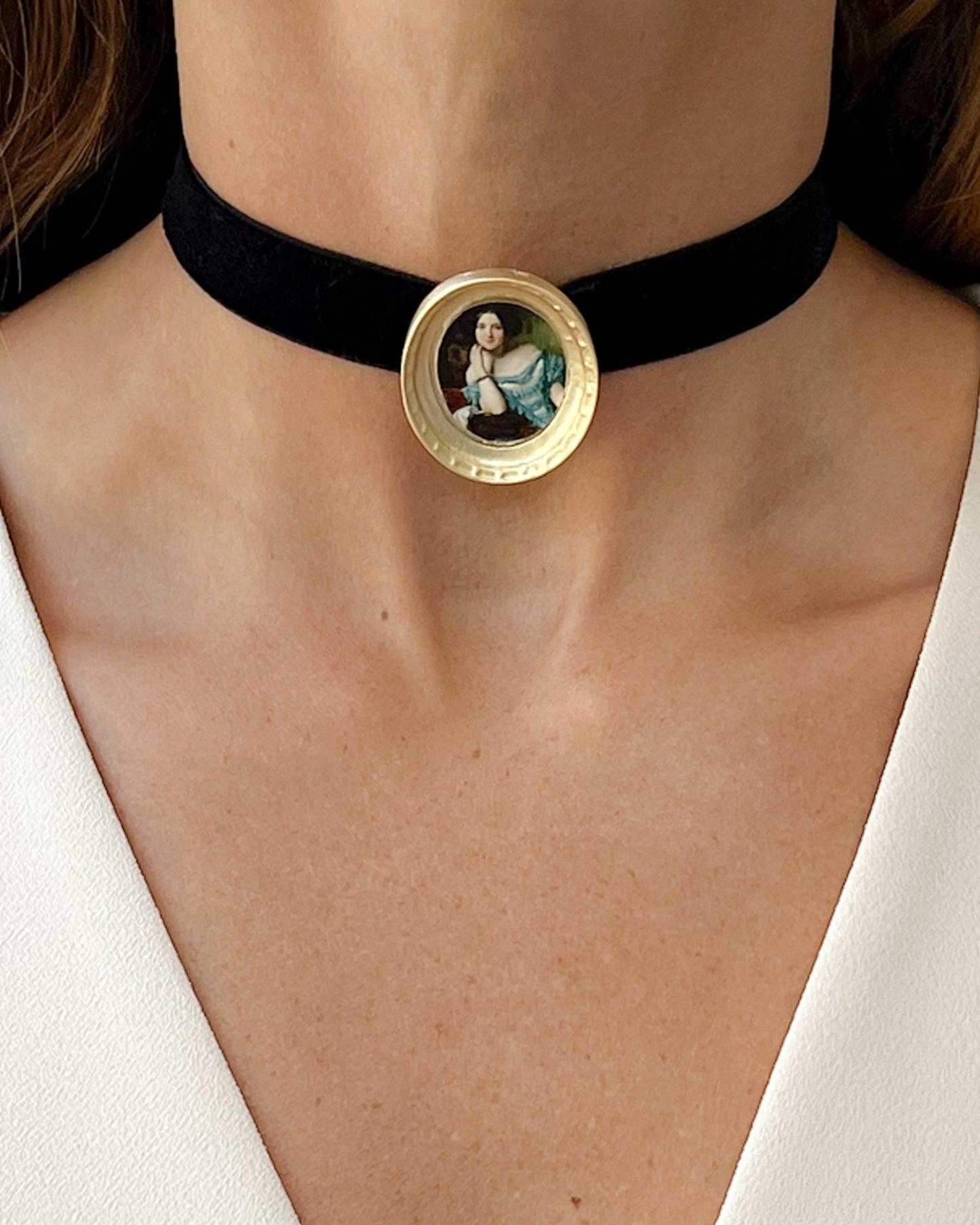 COLLAR CAMAFEO GOLDYCIRCLE