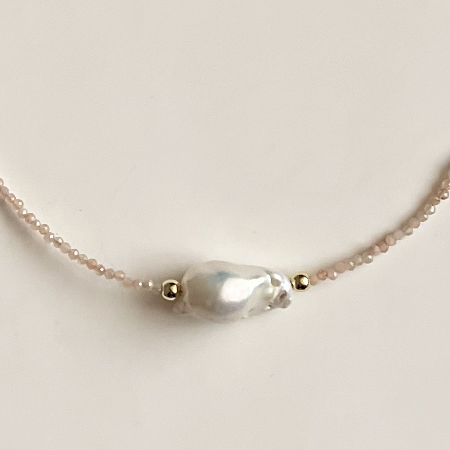 CHOKER PINK GOLDYBARROQUE