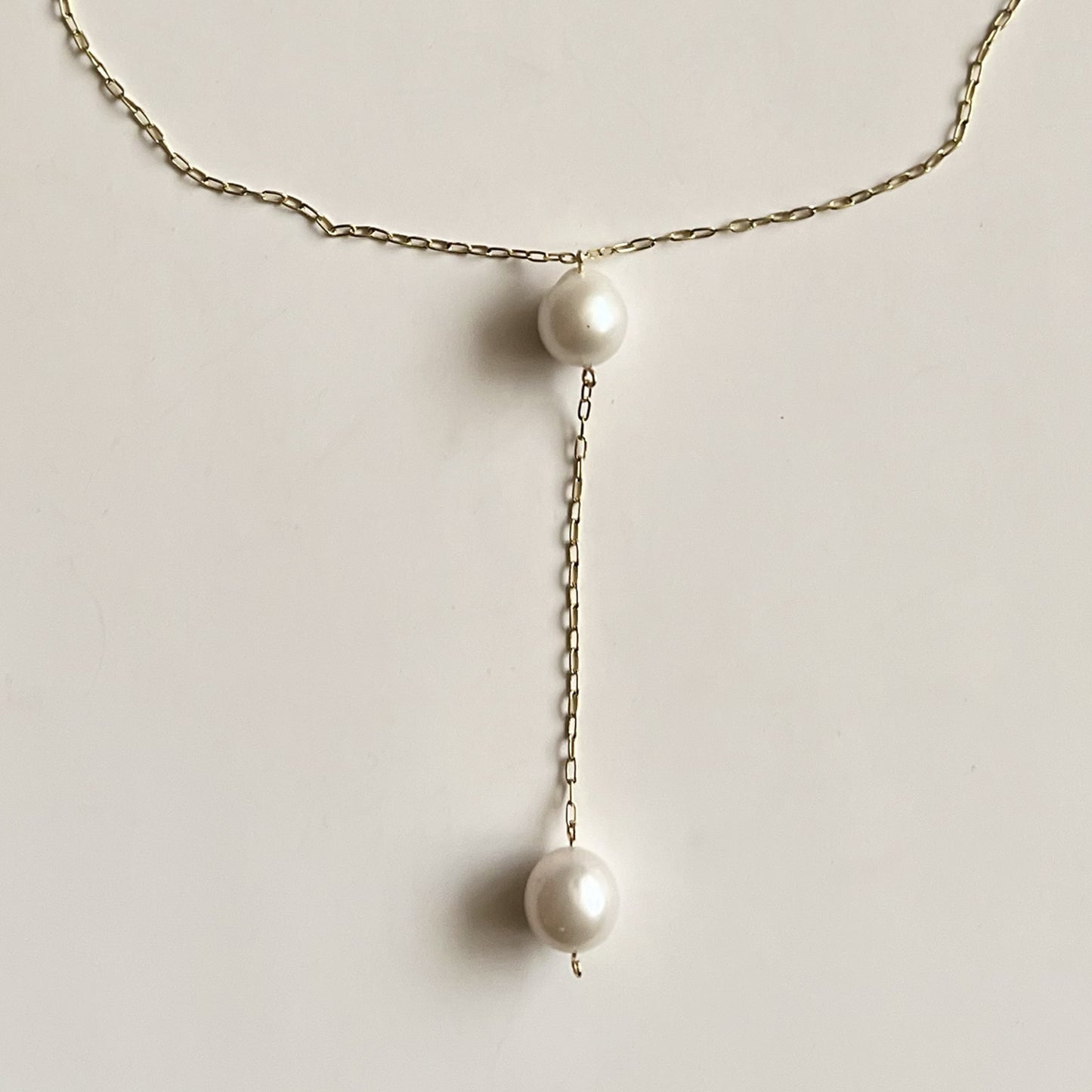 COLLAR DOBLE ROUNDEDPEARLS