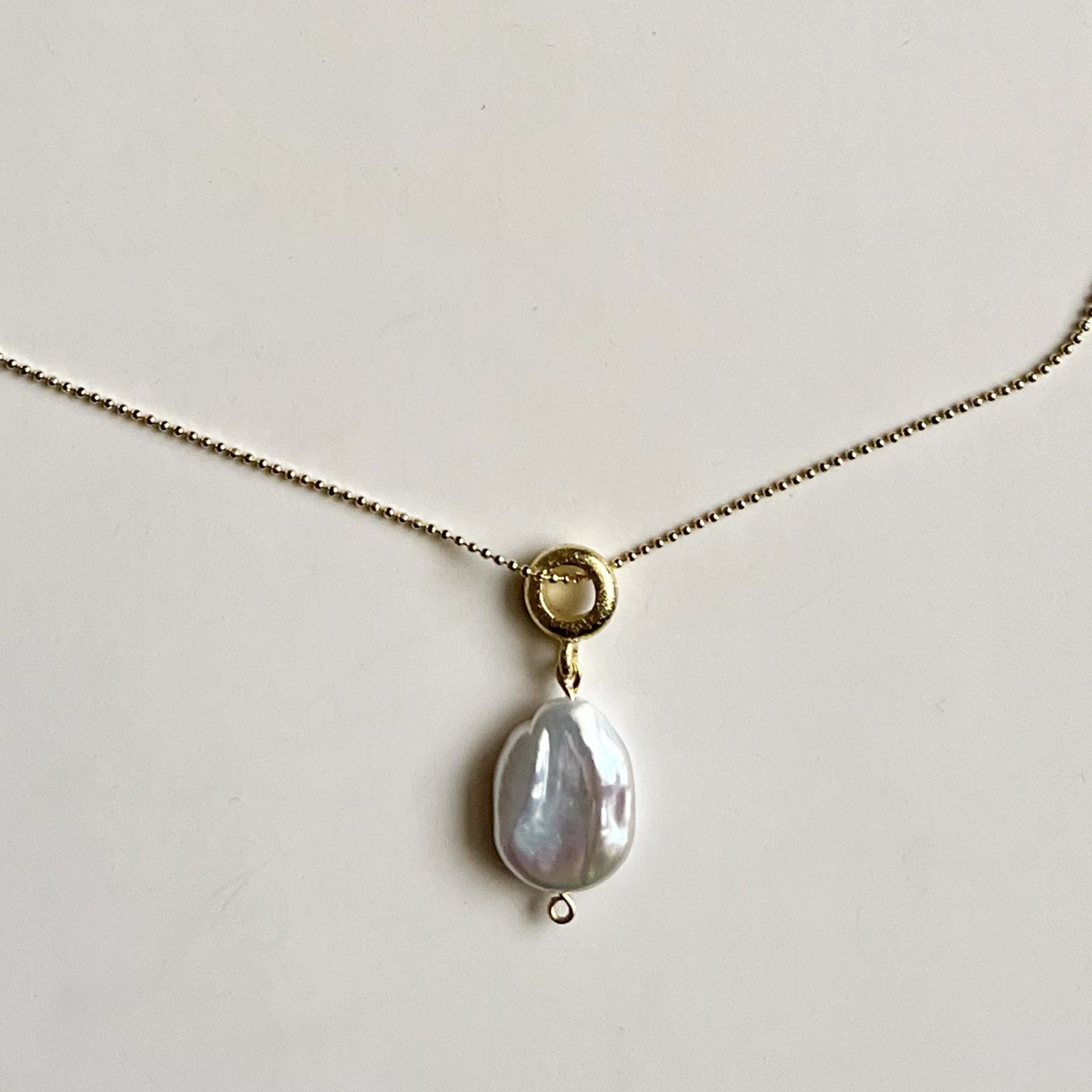 COLLAR FLAT GOLDYPEARL