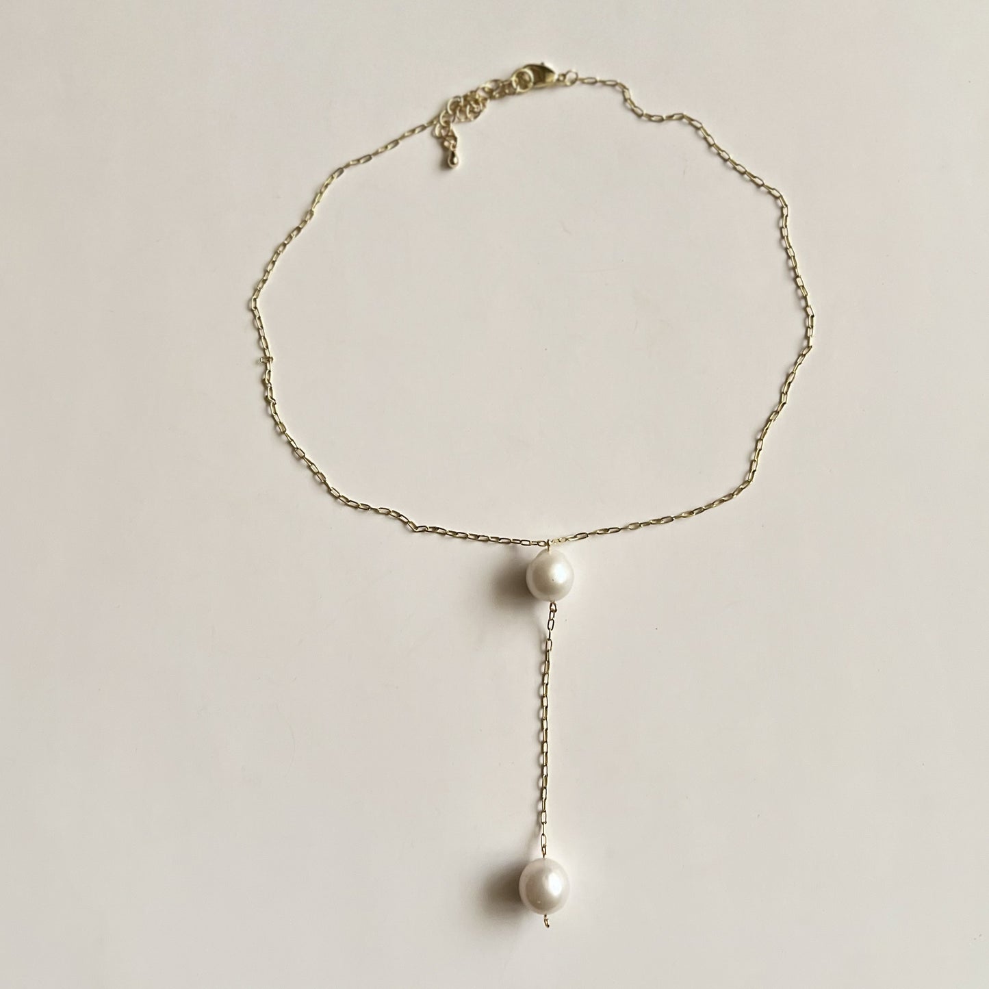 COLLAR DOBLE ROUNDEDPEARLS