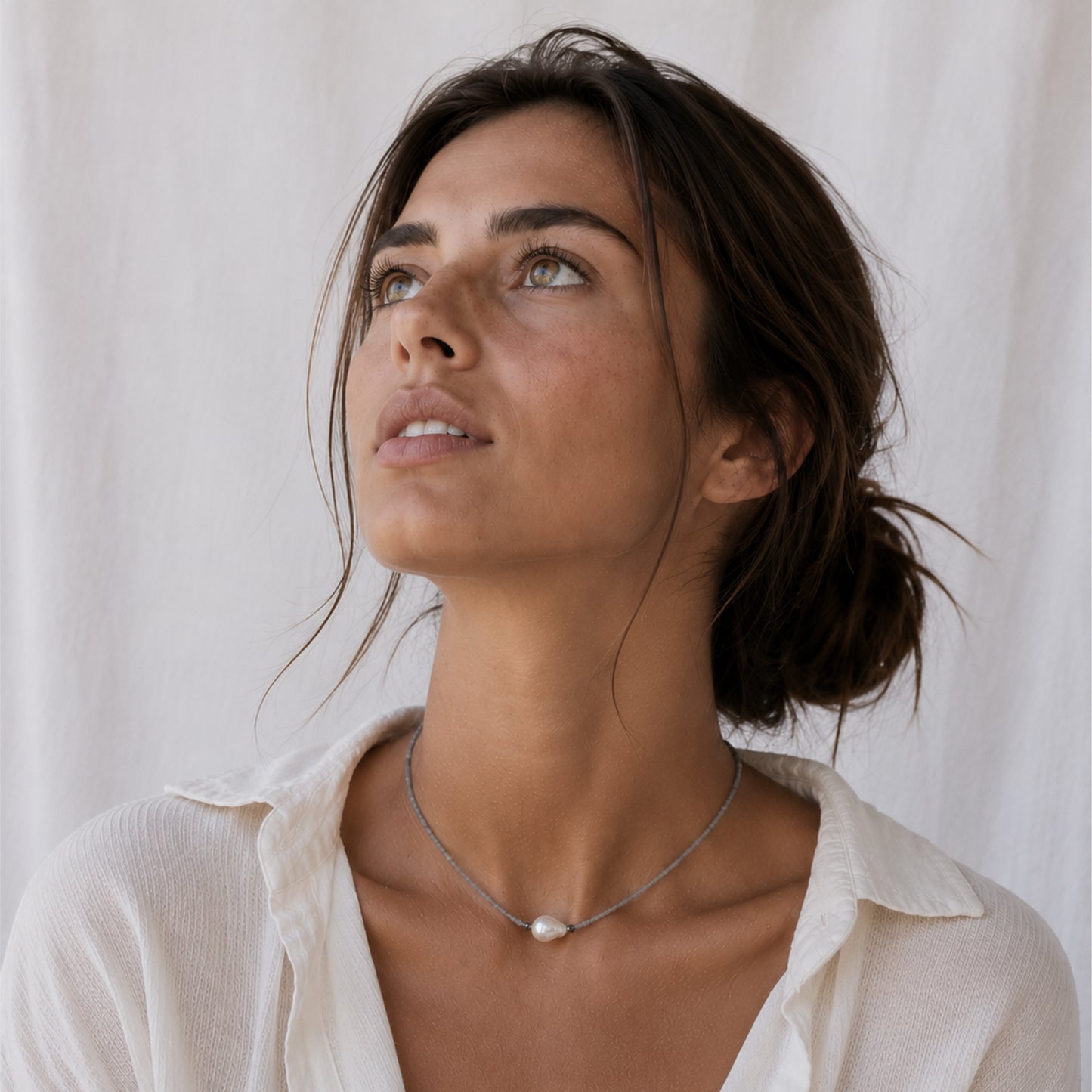 COLLAR LIGHTBLUE SILVERBARROQUE