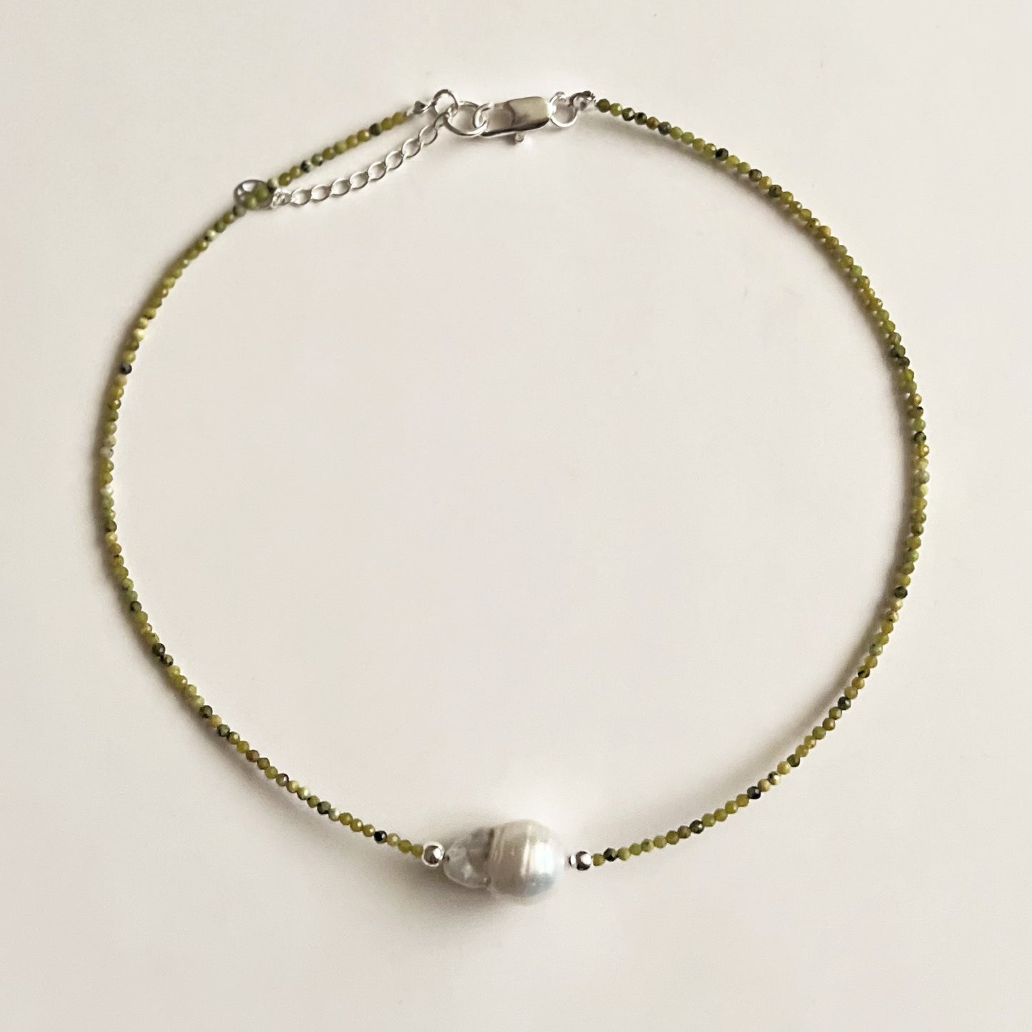COLLAR LIGHTGREEN SILVERBARROQUE