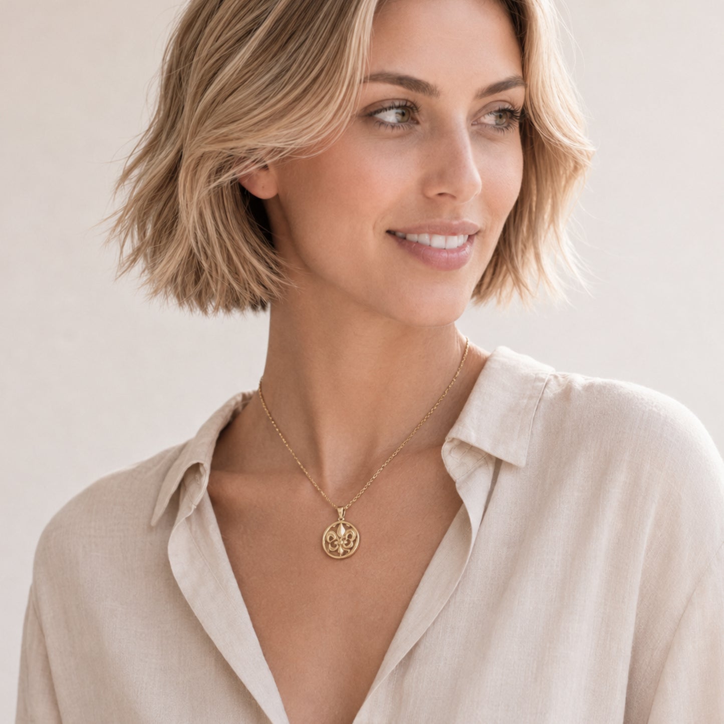COLLAR GOLDY SIMPLEMEDAL