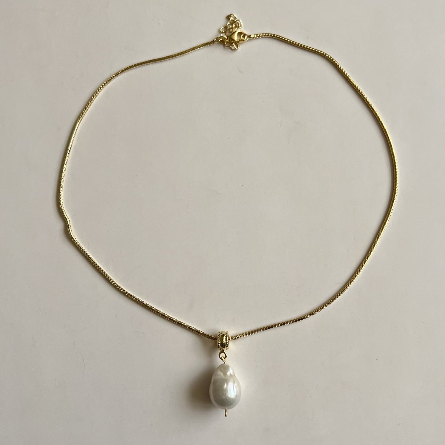 COLLAR GREYGOLDY BARROQUEPEARL